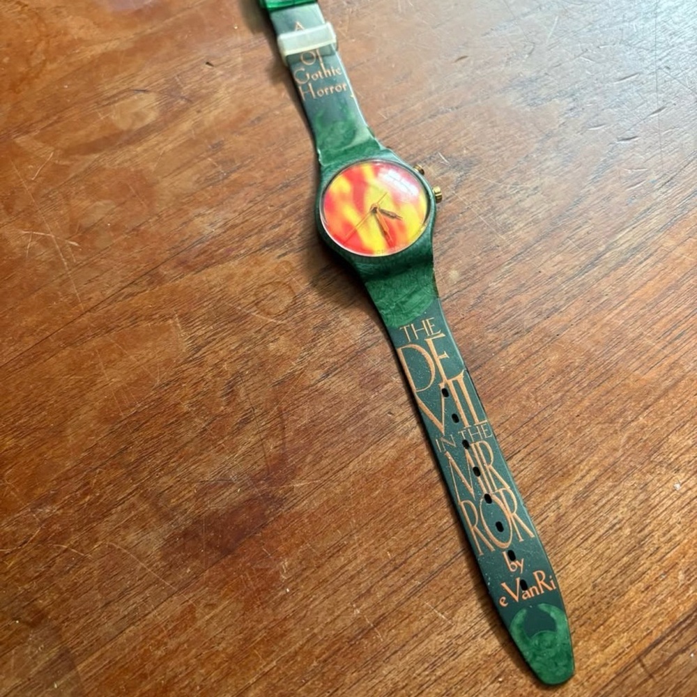 Swatch watch gothic horror